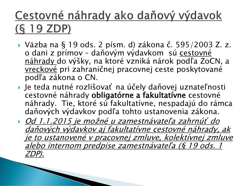 Spoločník verzus konateľ pracovná cesta ppt stáhnout